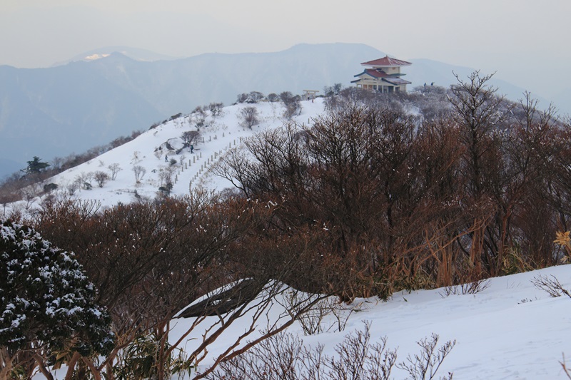 【画題】冬景色　【撮影地】三重県三重郡菰野町　御在所