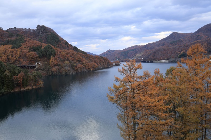 【画題】晩秋の八ッ場　【撮影地】群馬県吾妻郡長野原町
