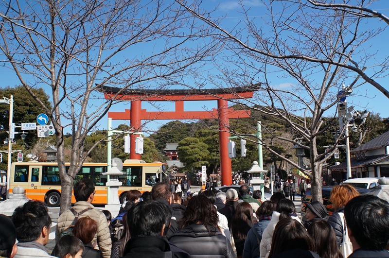 【画題】八幡様の行列　【撮影地】神奈川県鎌倉市　鎌倉八幡宮