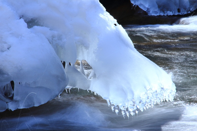 【画題】氷の芸術　【撮影地】長野県木曽郡木曽町