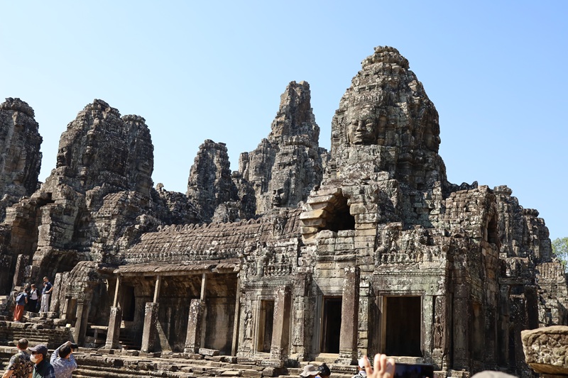 【画題】クメールの世界観　【撮影地】カンボジア王国　バイヨン寺院